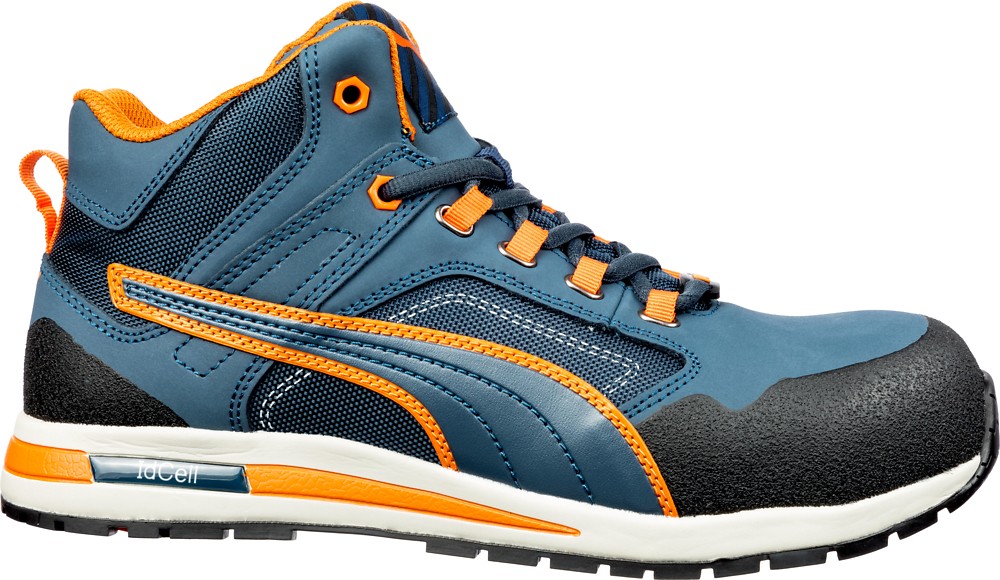 PumaSafetySicherheitsschuhCrosstwistMidS3HROSRCBlauOrange