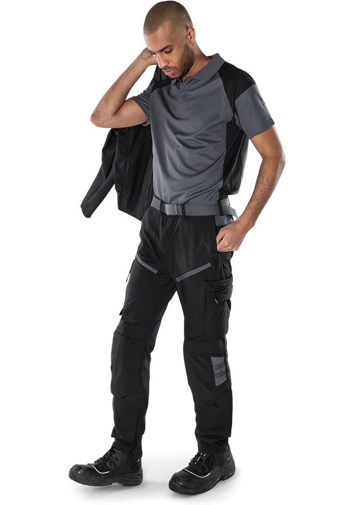 FristadsStretch-Hose2653LWSSchwarzGrau-C42