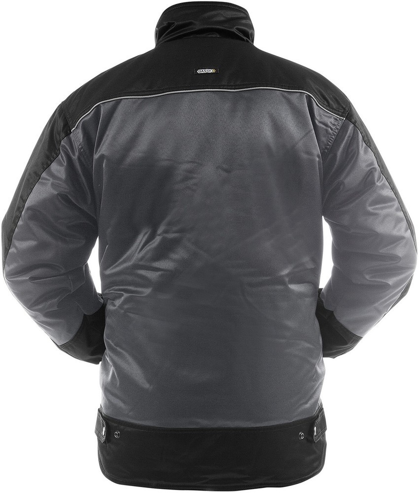 DassyZweifarbigeBeaverWinterjackeTignesPESCO17ZementgrauSchwarz-4XL