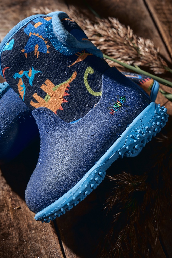 GrubsKinderGummistiefelMuddiesPuddleWelliesDinoBlue-34