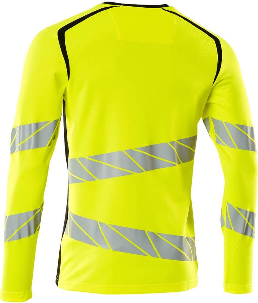 MascotT-ShirtLangarmAccelerateSafe19081-771Hi-visGelbSchwarz-XXL