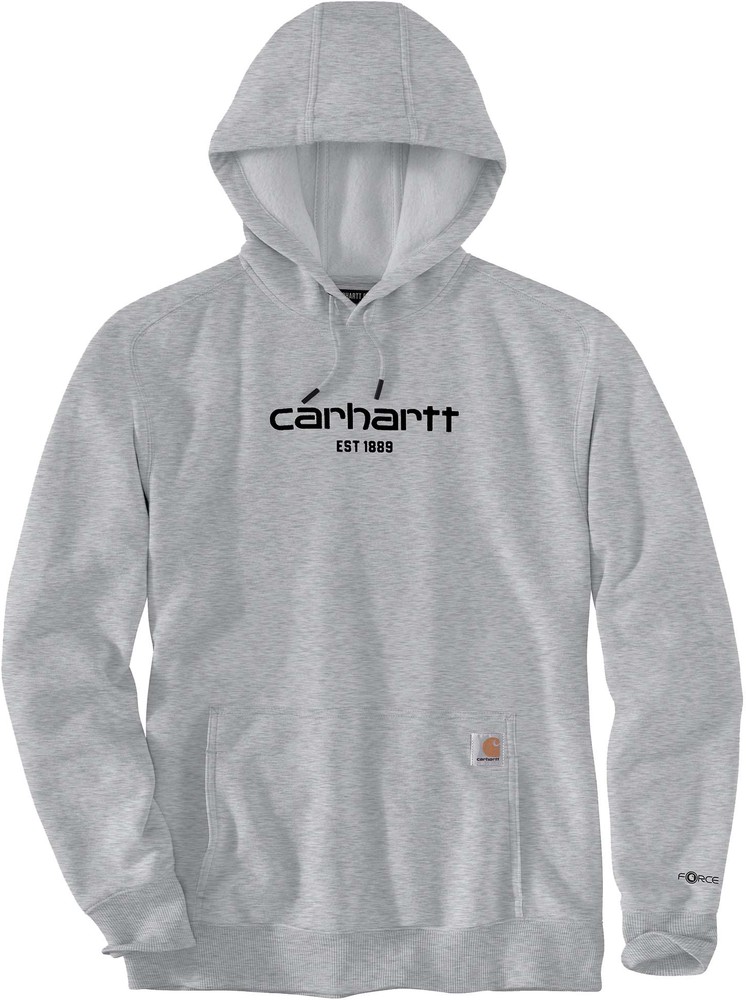 CarharttLightweightLogoGraphicSweatshirtAsphaltHeather
