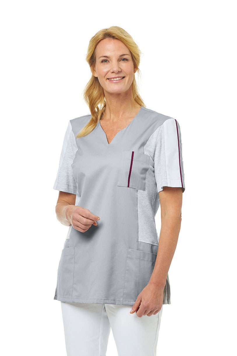 LeiberDamenSchlupfjackemit12rmel0827318264HellgrauBeere-XS