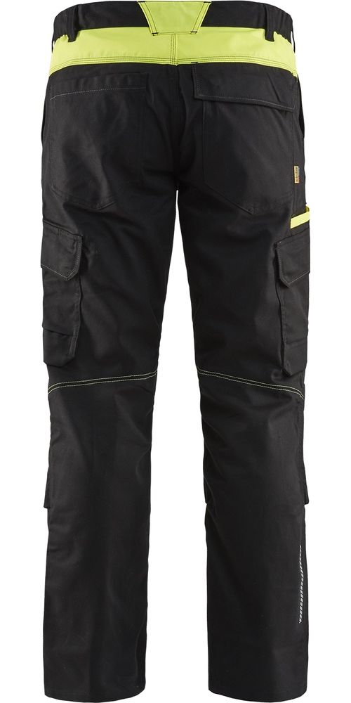 BlklderArbeitshoseIndustrieStretch14441832SchwarzHighVisGelb-C144