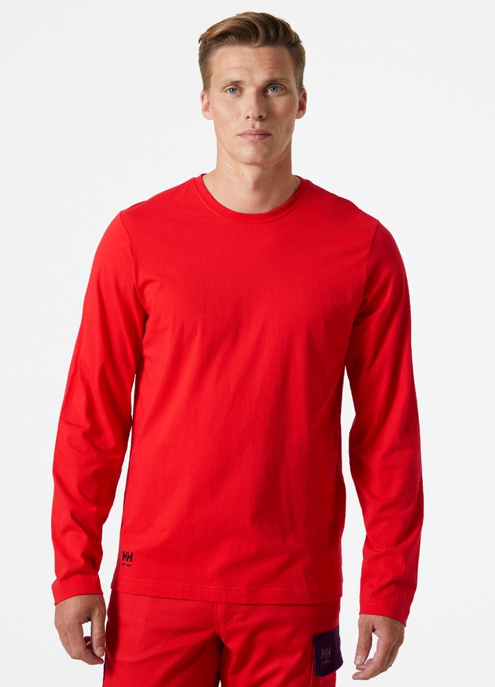 HellyHansenClassicLongsleeveAlertRed-XS