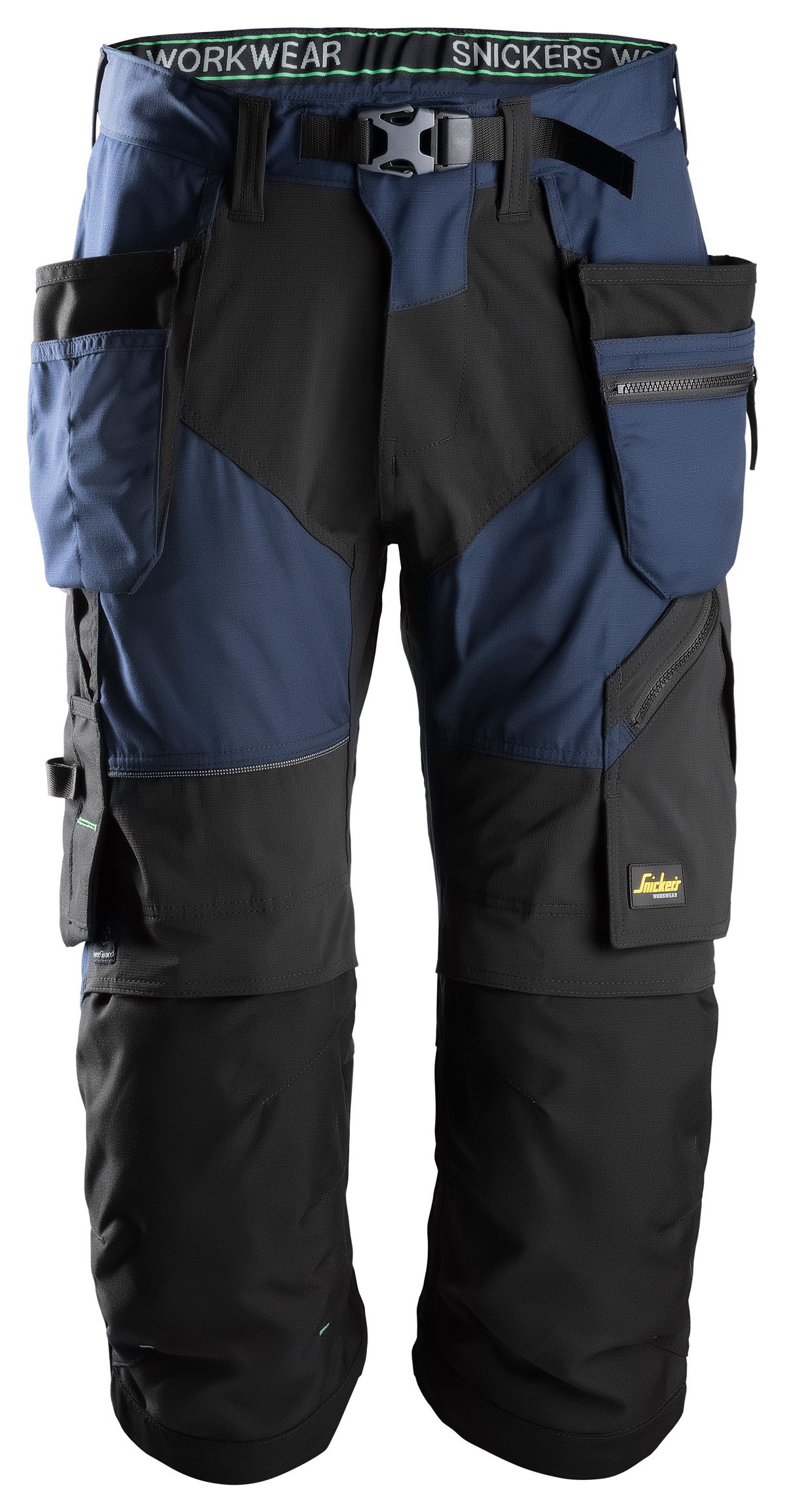 SnickersFlexiWorkPiratenArbeitshosemHolstertaschenEN14404Navy-Schwarz