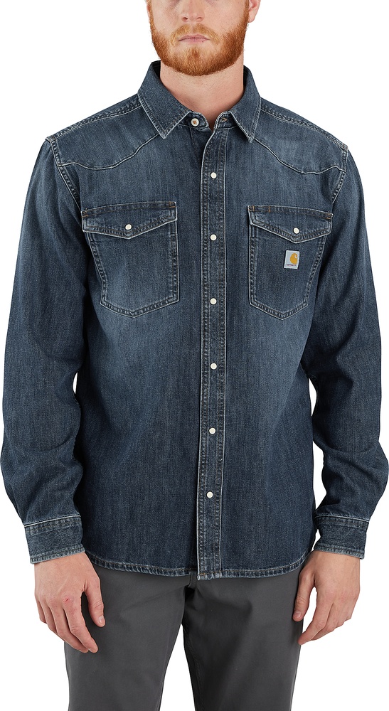 CarharttLongsleeveDenimLSSnapFrontShirt106429Wyatt-M CarharttLongsleeveDenimLSSnapFrontShirt106429Wyatt-M
