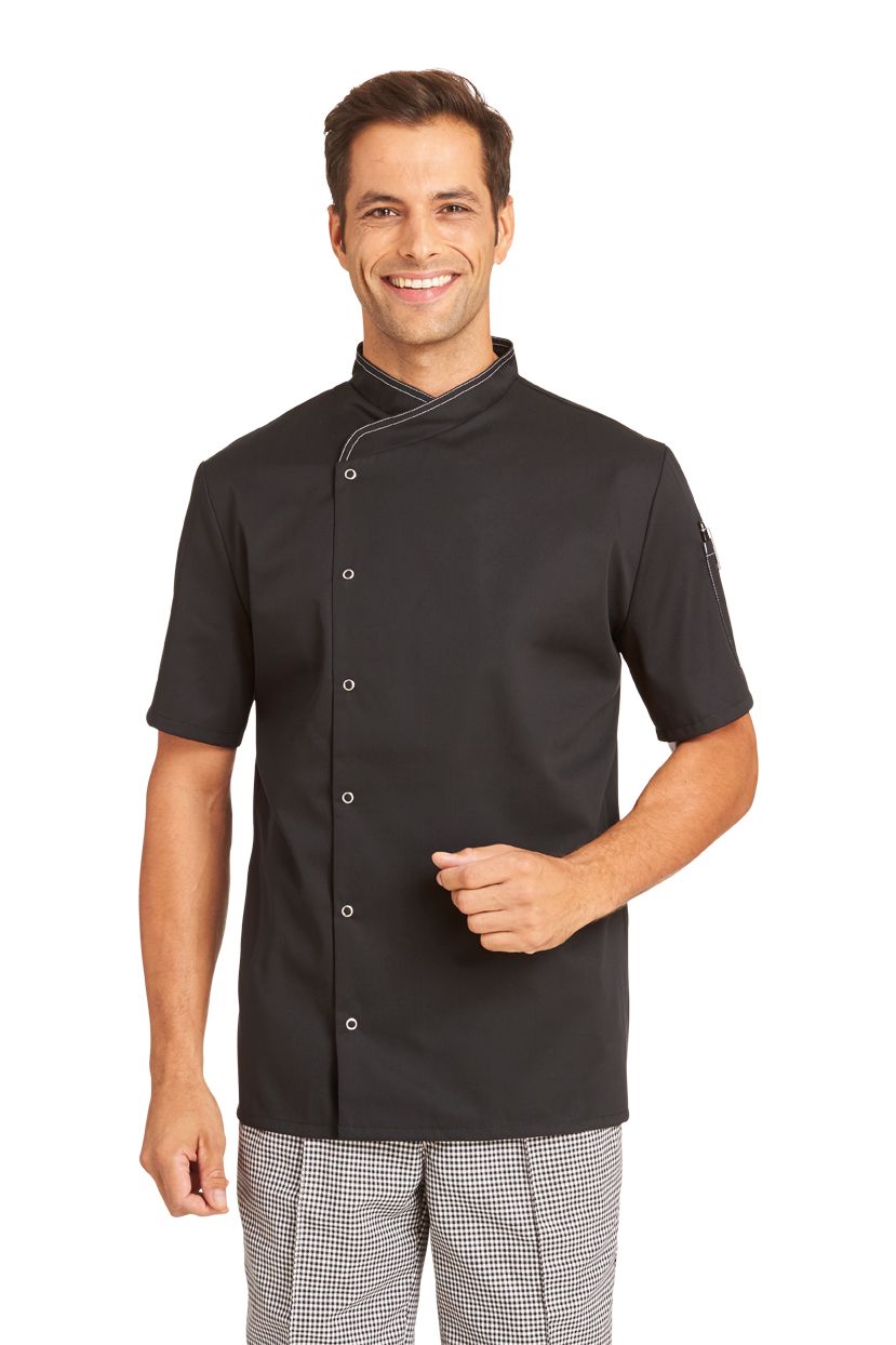 LeiberHerrenKochjackemit12rmel12254210Schwarz