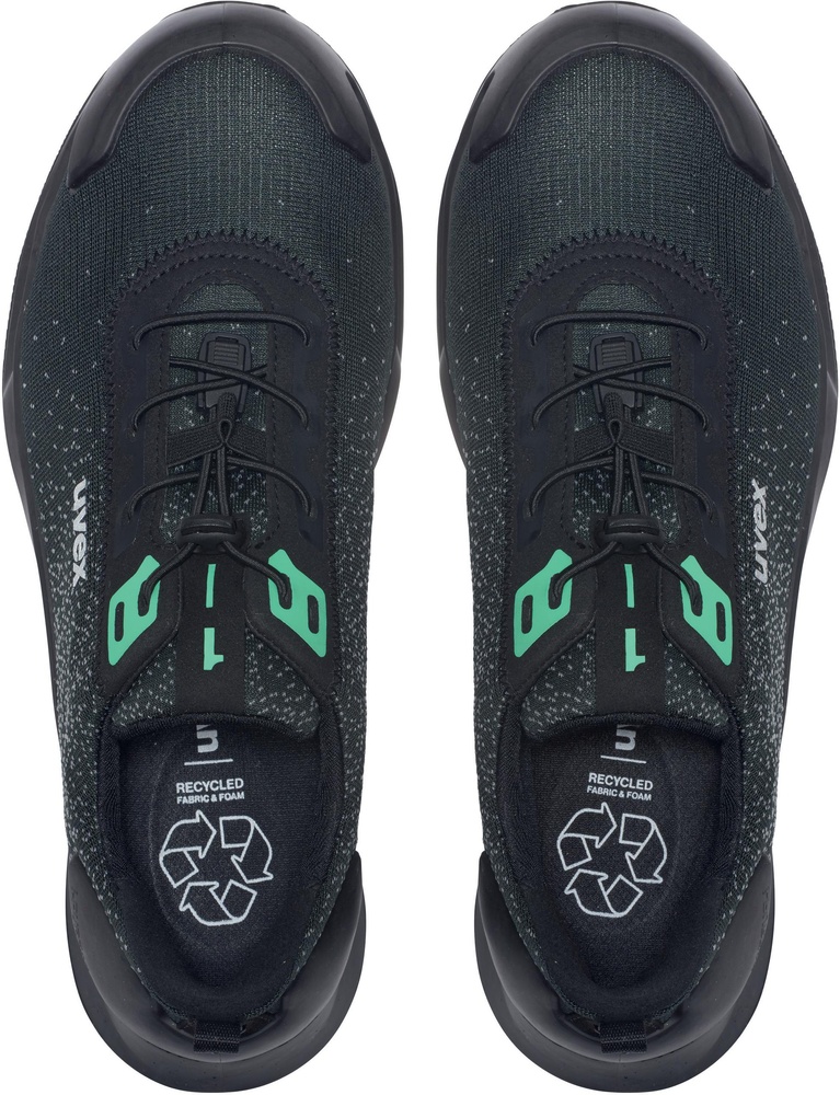 UvexSicherheits-Halbschuhe1X-CraftS1PlSR68081SchwarzGrn-35Weite10