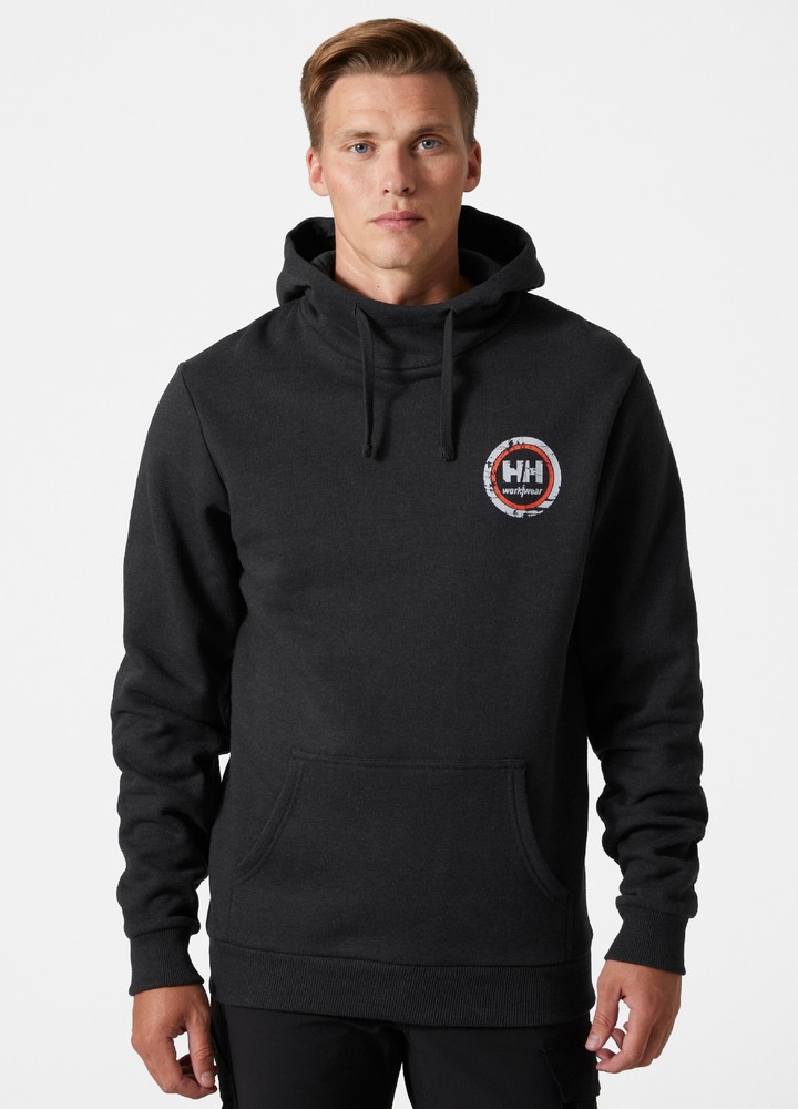 HellyHansenLogoHoodieBlack-XS