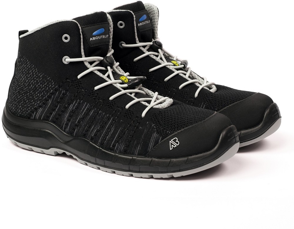 AboutbluSicherheitsschuhS3ESDUNIENISO203452012SRC50407LeMansMidSchwarz-35
