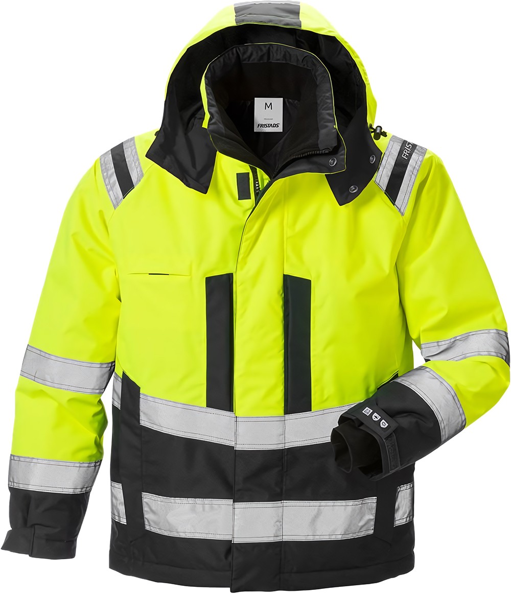 FristadsWarnschutz-JackeHighVisAirtechWinterjackeKl34035GTTWarnschutz-GelbSchwarz-XS