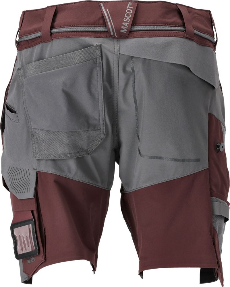 MascotShortsCustomized22149-605BordeauxAnthrazitgrau-C4424