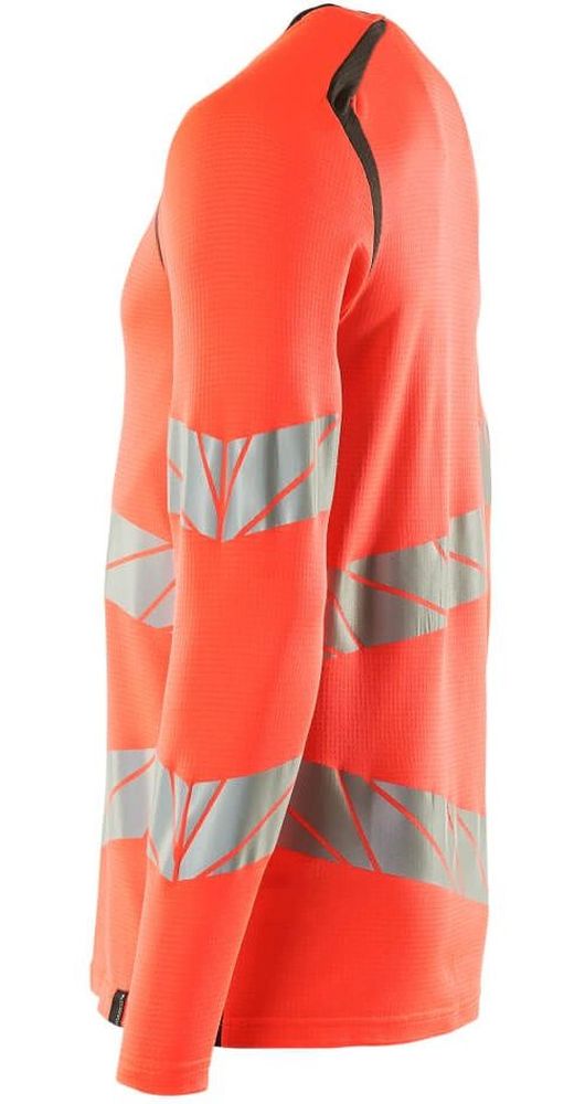 MascotT-ShirtLangarmAccelerateSafe19081-771Hi-visRotDunkelanthrazit-XXL