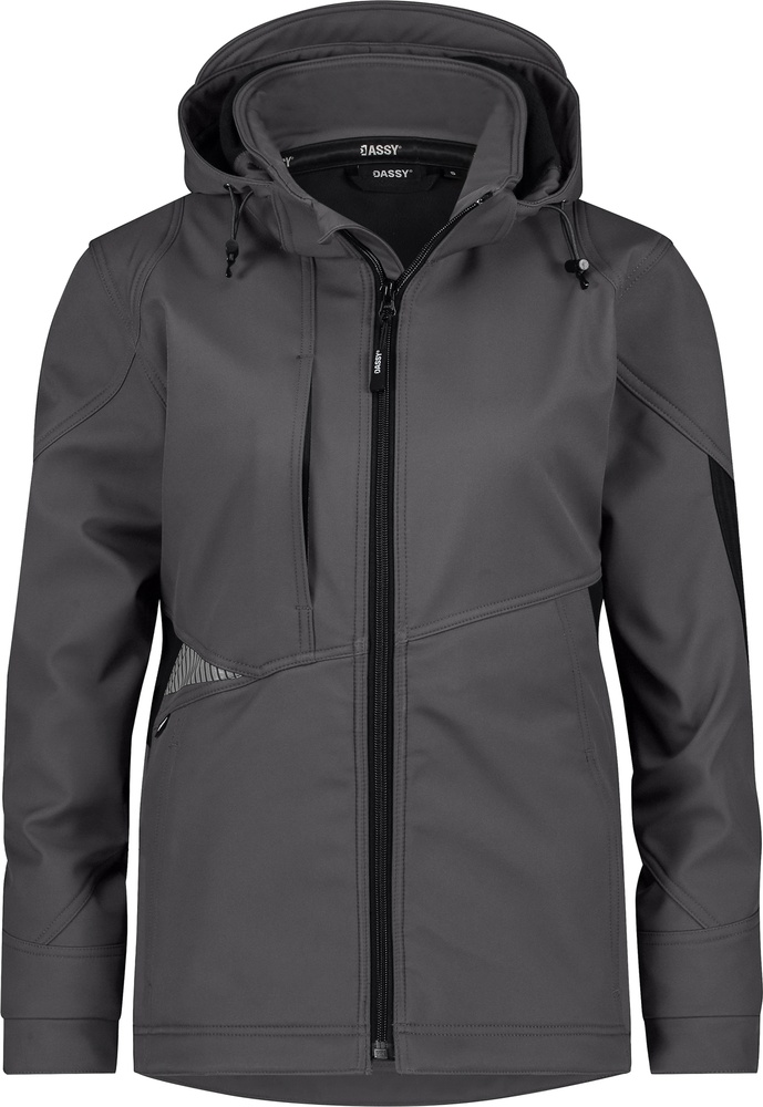 DassyDamenSoftshell-JackeGravityNextWomenAnthrazitgrauSchwarz-XS