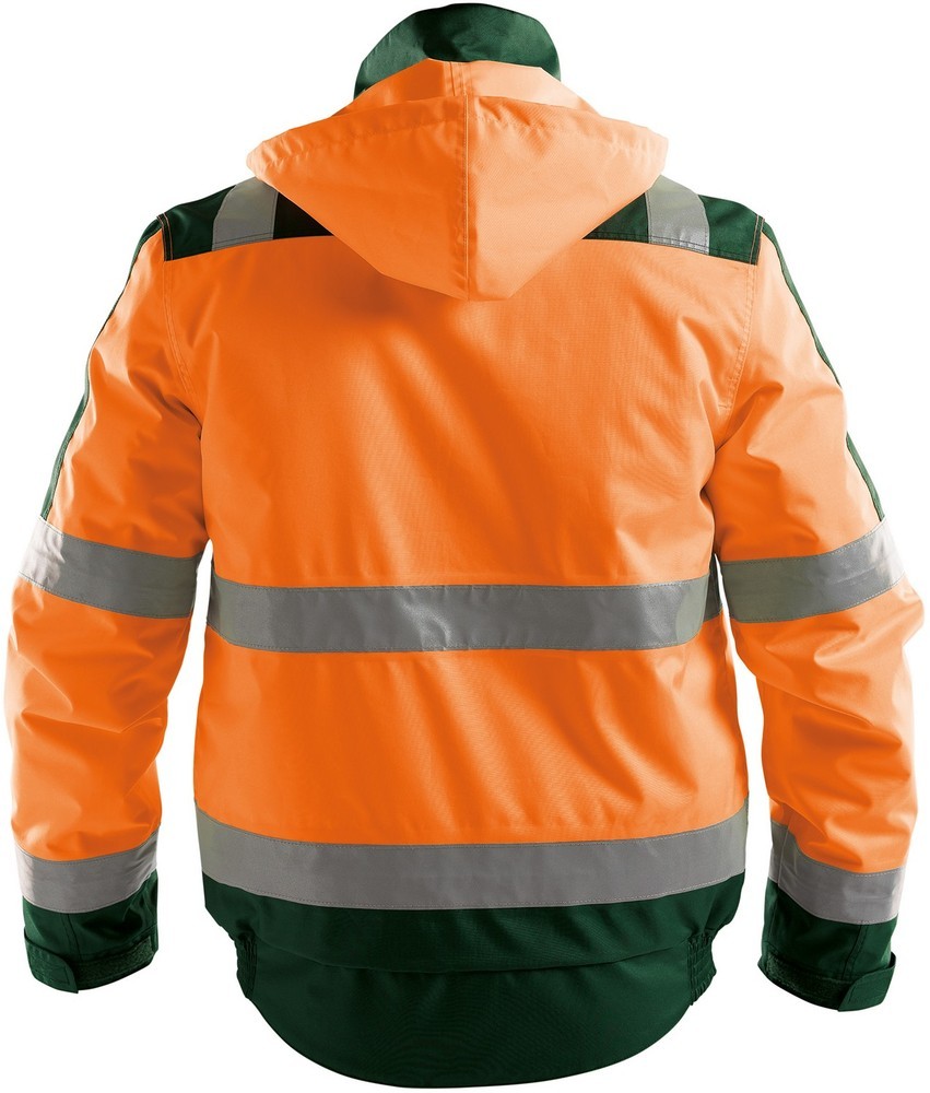 DassyWarnschutzWinterjackeLimaPES70NeonorangeFlaschengrn-4XL
