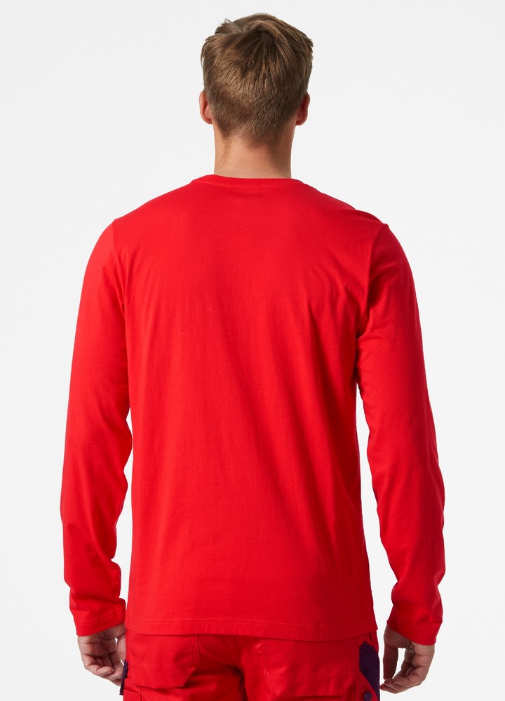 HellyHansenClassicLongsleeveAlertRed-XS