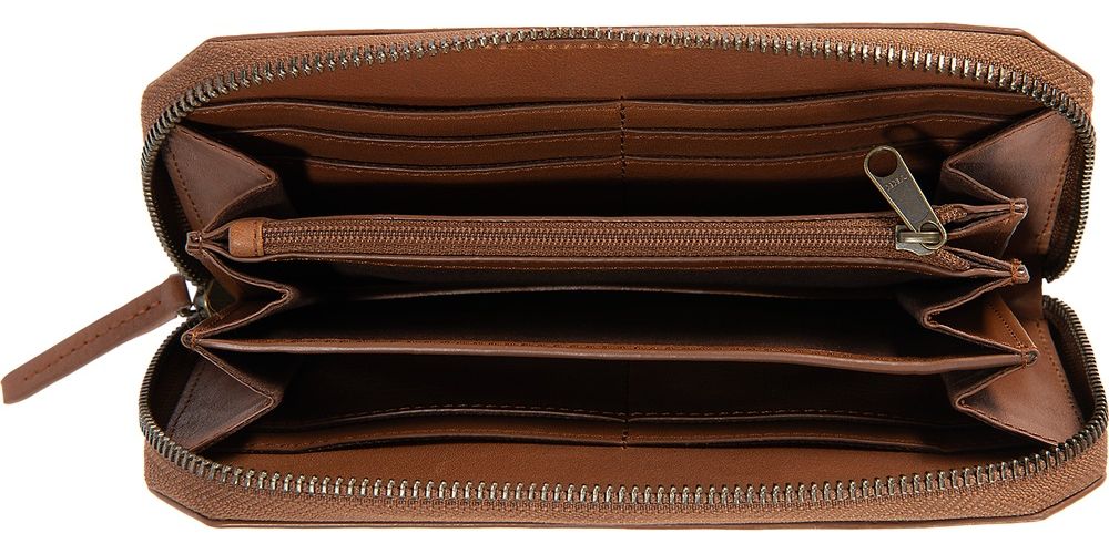 CarharttDamenPortemonnaieLeatherClutchWalletB0000599DarkBrown