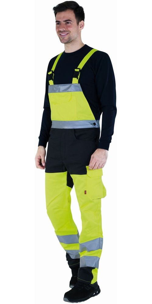 LafontLatzhoseProca6HVNCPHi-VisYellowCharcoal-XS