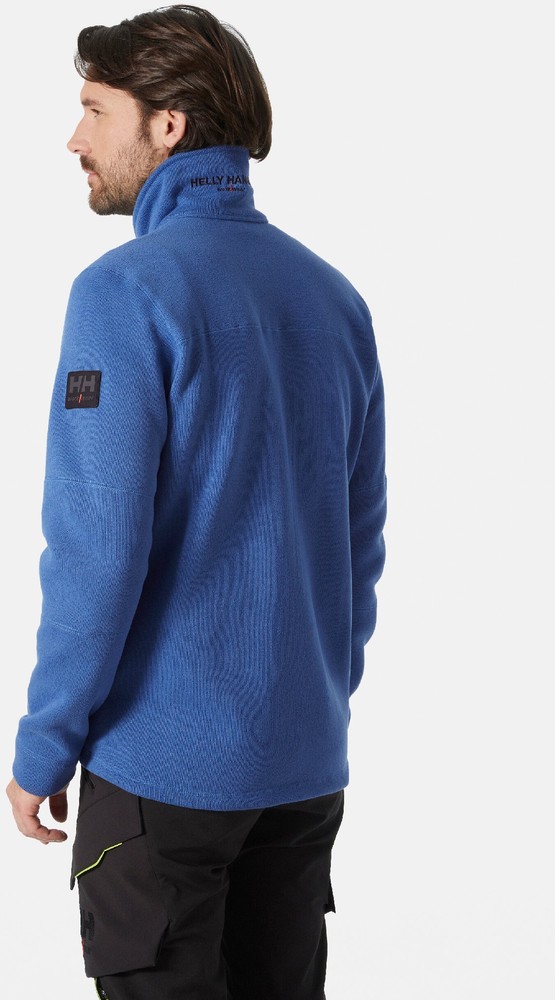 HellyHansenFleecejackeKensingtonKnitFleeceJacketStoneBlue-XS