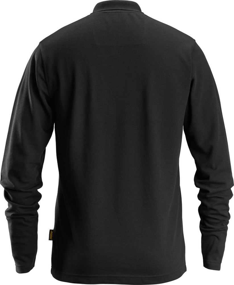 SnickersWorkwearLangarm-PoloshirtSchwarz