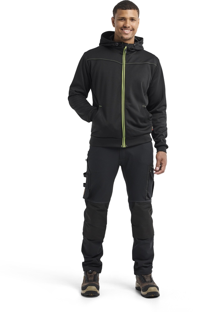 BlklderArbeitsjackeKapuzenjacke33632526SchwarzHighVisGelb-4XL