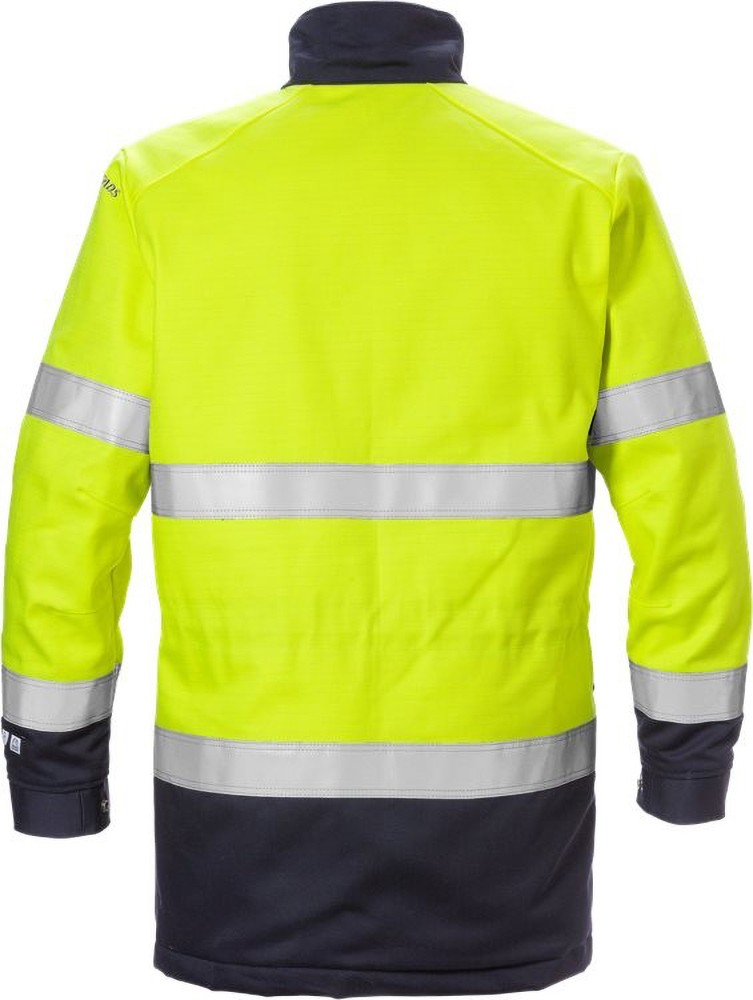 FristadsFlameHighVisWinterparkaKl34589FLAMWarnschutz-GelbMarine