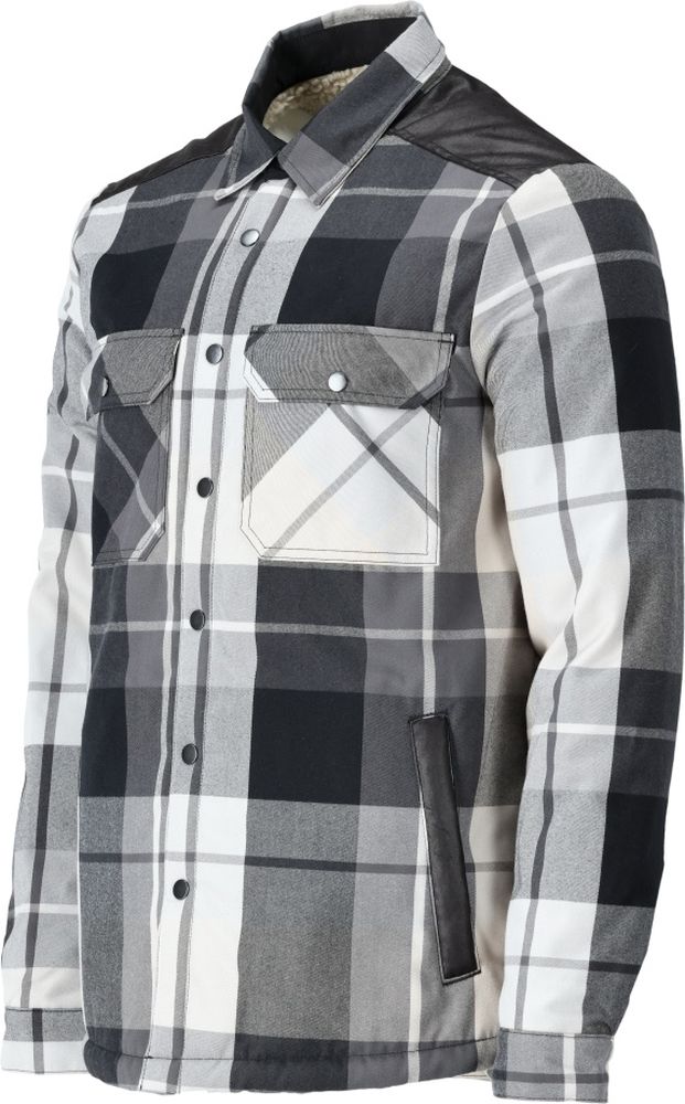 MascotHemdmitFaserpelzFutterCustomized23104-446Anthrazitgrau-kariert-XXL