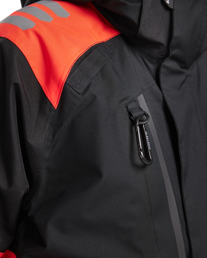 BlklderArbeitsjackeHighVisShellJacke44201977SchwarzHighRot-4XL