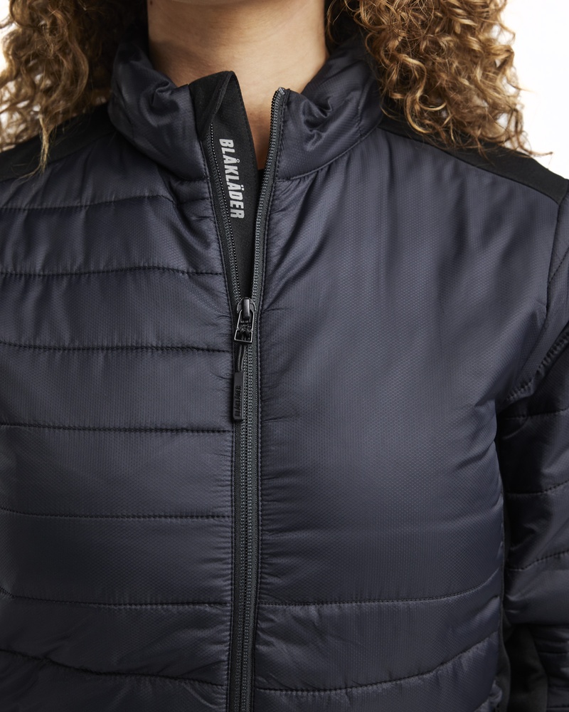 BlklderDamenArbeitsjackeJackewarmgefttert47152030SchwarzDunkelgrau-L