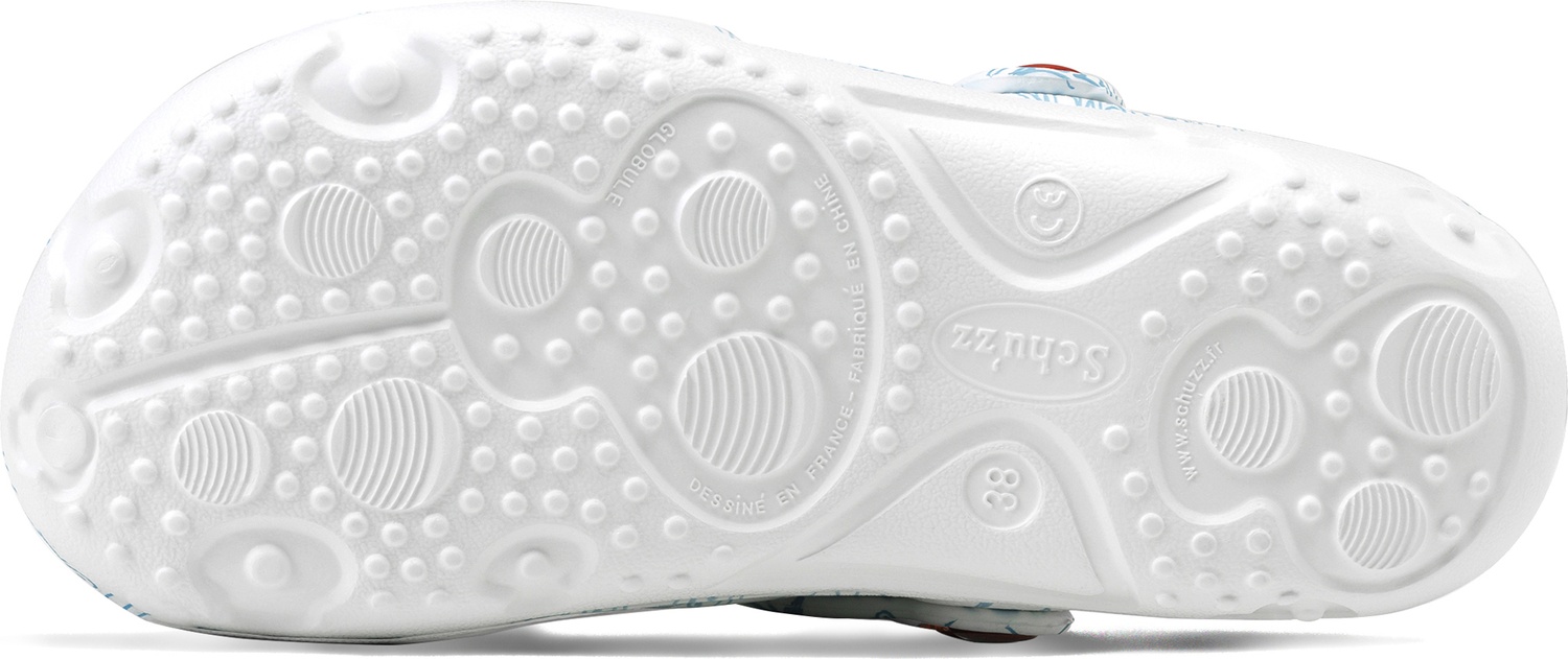 SchuzzSchuzzDamenClogBadeschuheGlobuleFemmeimprimMandalableuBlau-36