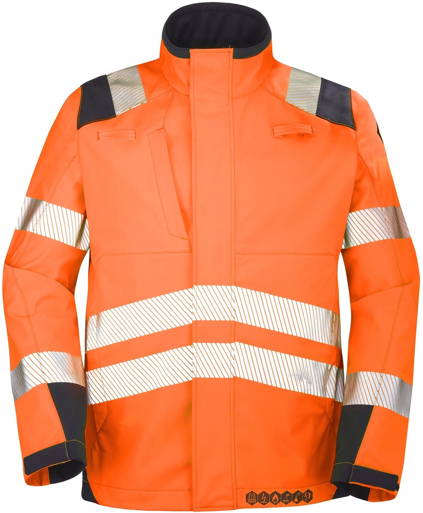 CepovettSoftshelljackeTeideHoheSichtbarkeit9D993068FluoOrangeNavy-XXL