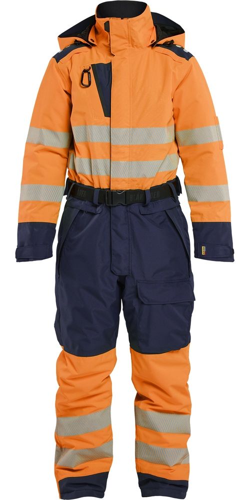 BlklderDamenArbeitsoverallHighVisWinterOverall67261977OrangeMarineblau-L