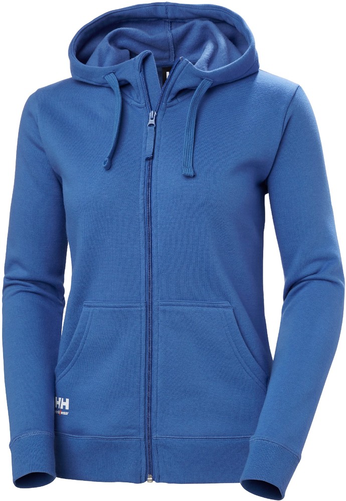 HellyHansenDamenClassicZipHoodieStoneBlue-XS