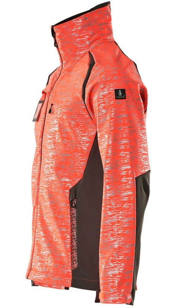 MascotSoftshellJackeAccelerateSafe19202-291Hi-visRotDunkelanthrazit-XXL