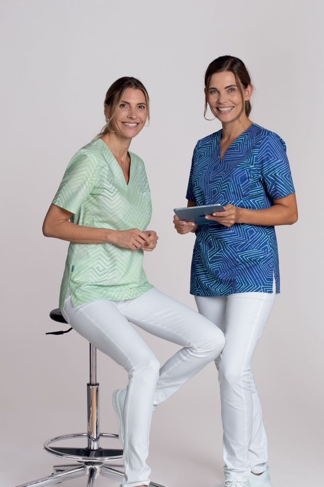 LeiberDamenSchlupfkasack08-2135BlauMint-XS