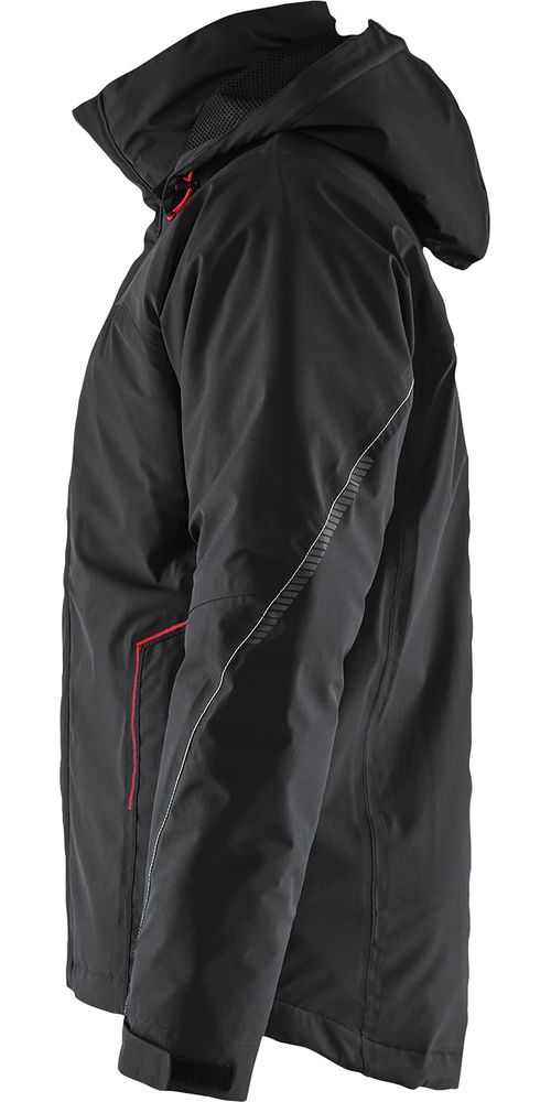 BlklderArbeitsjackeWinterjackeStretch44841917SchwarzRot-4XL