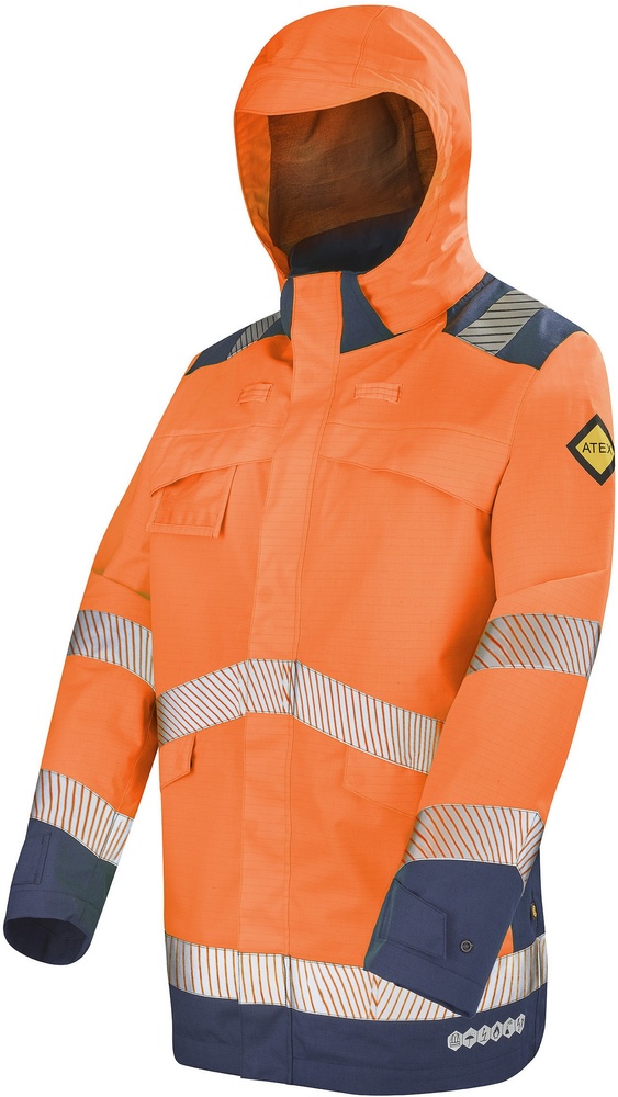 CepovettParkaIone9D623006FluoOrangeNavy-XXL