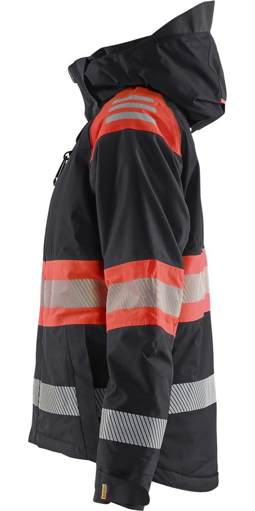 BlklderDamenArbeitsjackeHighVisWinterjacke44701977SchwarzHighRot-L