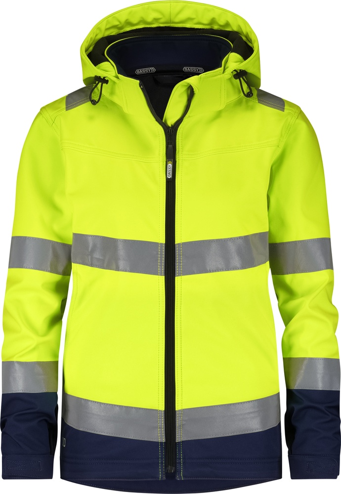 DassyDamenWarnschutzSoftshell-JackeMalagaWomen