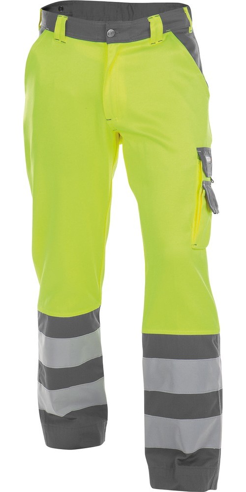 DassyWarnschutzhoseLancasterPESCO70NeongelbZementgrau
