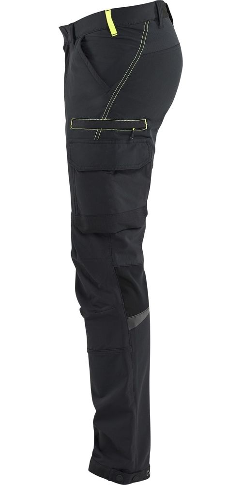 BlklderArbeitshoseService4-Wege-Stretch14221645SchwarzHighVisGelb-C146