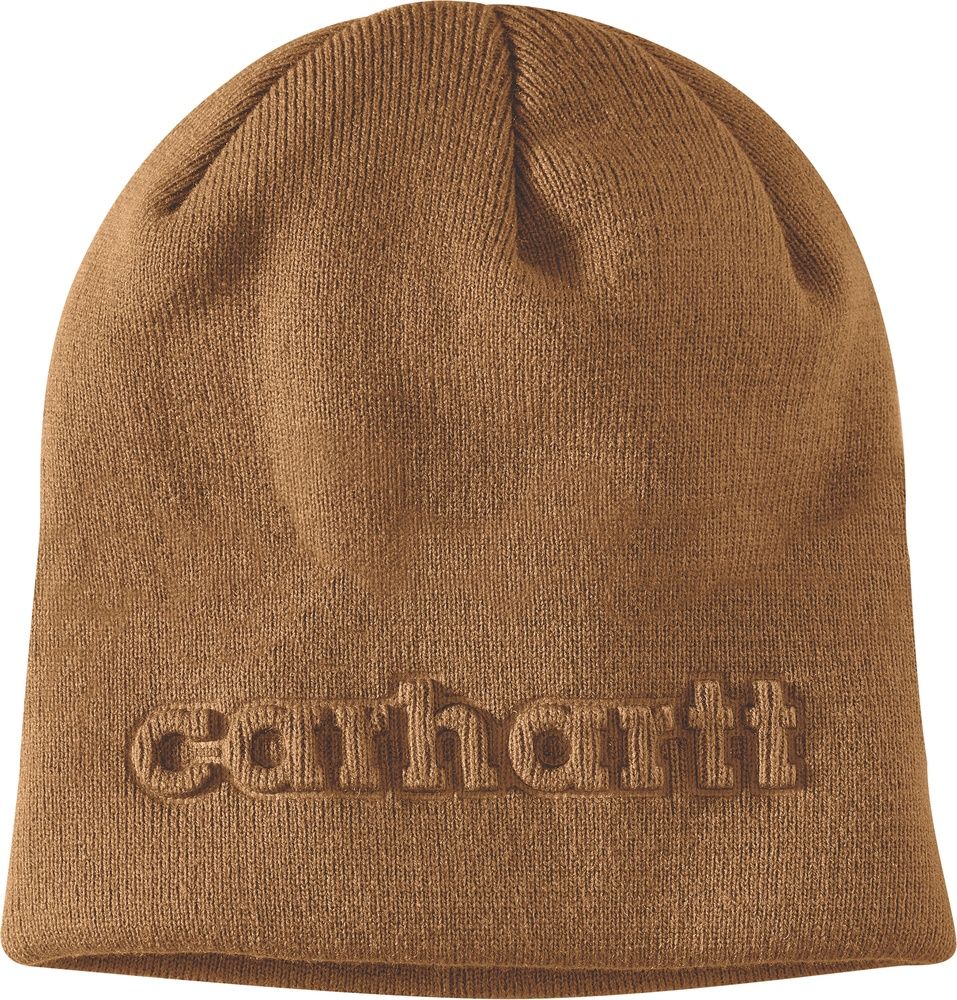 CarharttKnitEmbossedBeanie107002CarharttBrown CarharttKnitEmbossedBeanie107002CarharttBrown