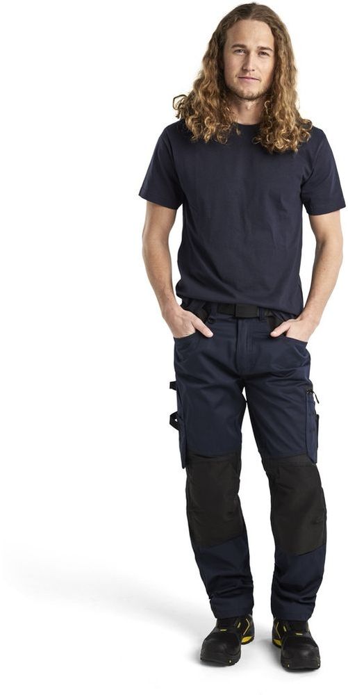 BlklderArbeitshoseHandwerkerohneNageltaschen15561860DunkelMarineblauSchwarz-C146