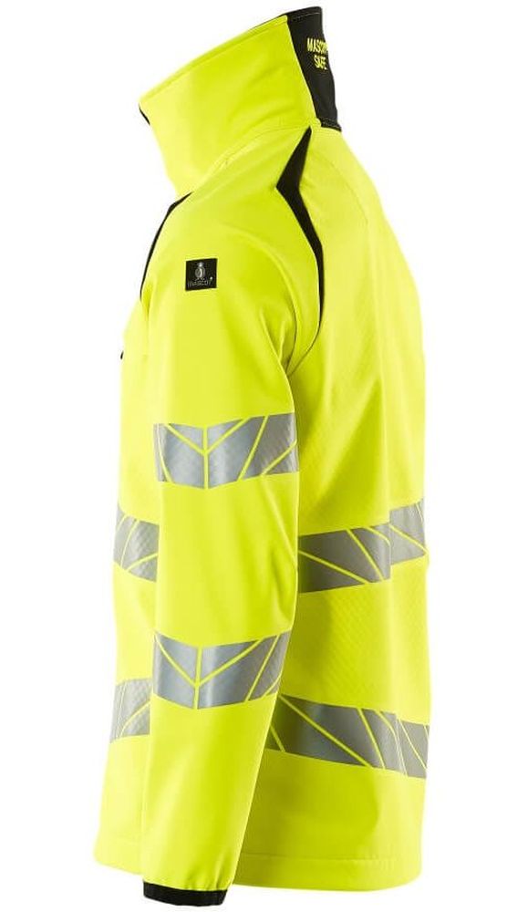 MascotSoftshellJackeAccelerateSafe19002-143Hi-visGelbSchwarz-XXL