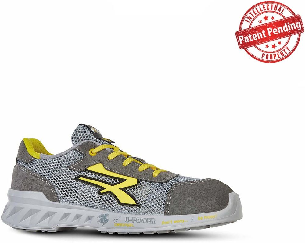 U-PowerSicherheitsschuheHalbschuheTonyEsdS1PSrcRV20126Grau-35