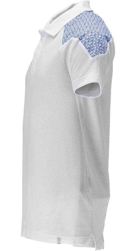 MascotPolo-ShirtFoodCare20083-933WeiAzurblau-XXL