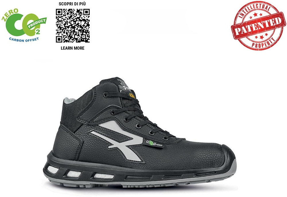 U-PowerSicherheitsschuheHochschuheCoastUkEsdS3CiSrcRL10574Schwarz-35