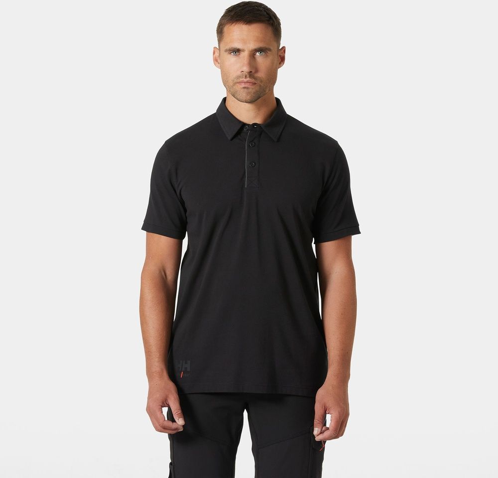 HellyHansenPoloShirtEvo79241BlackWhite-XS