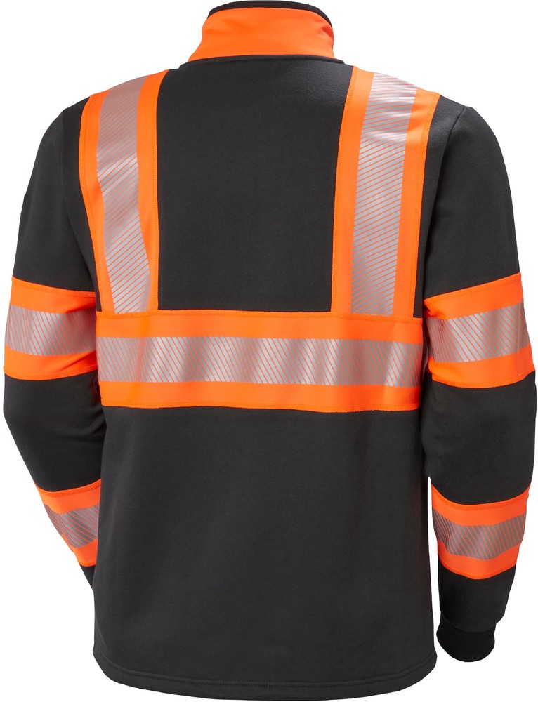 HellyHansenIcuZipSweatshirtOrangeEbony-XS